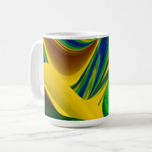 The Magic of Summer , Abstract 3D Art Coffee Mug
