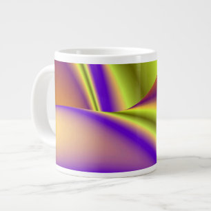 The Magic of Summer , Abstract 3D Art Large Coffee Mug