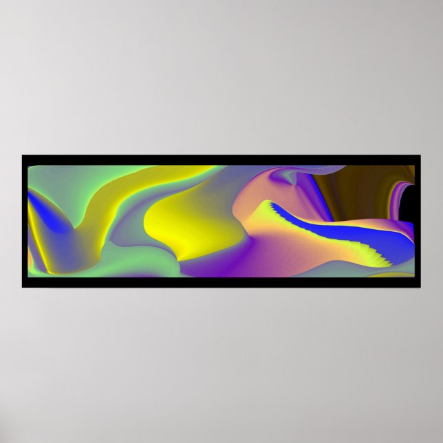 The Magic of Summer , Abstract 3D Art Poster (Front)