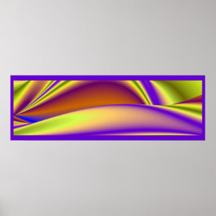 The Magic of Summer , Abstract 3D Art Poster