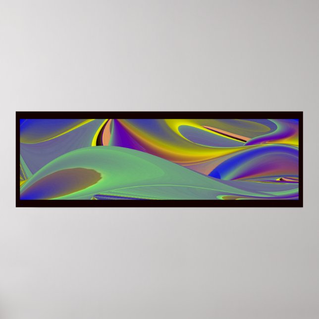 The Magic of Summer , Abstract 3D Art Poster (Front)