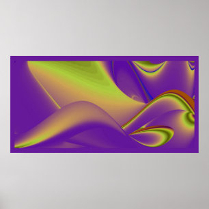 The Magic of Summer , Abstract 3D Art Poster