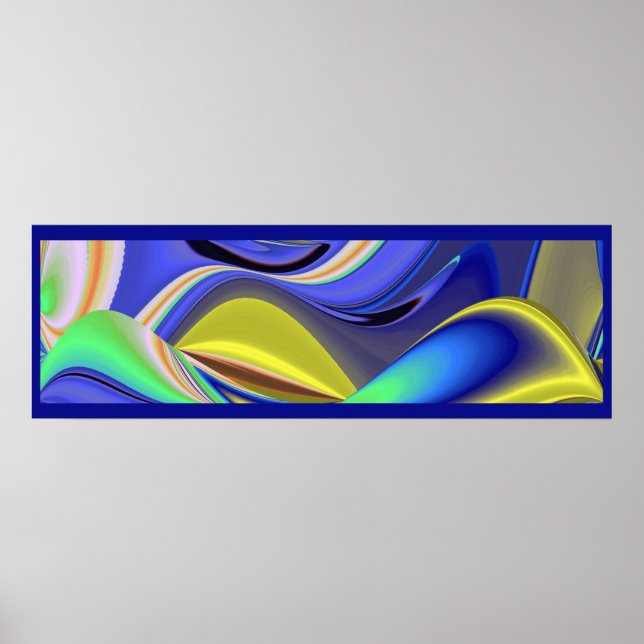The Magic of Summer , Abstract 3D Art Poster (Front)