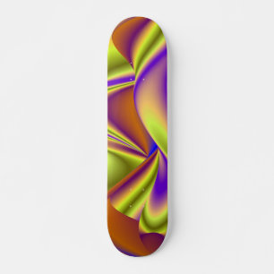 The Magic of Summer , Abstract 3D Art Skateboard