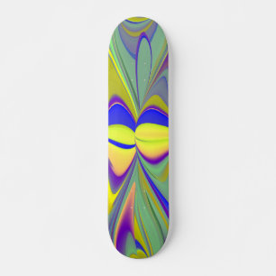 The Magic of Summer , Abstract 3D Art Skateboard
