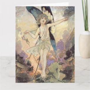 “The Magic of the Cobweb” Fairy Art by Charles Rob Card