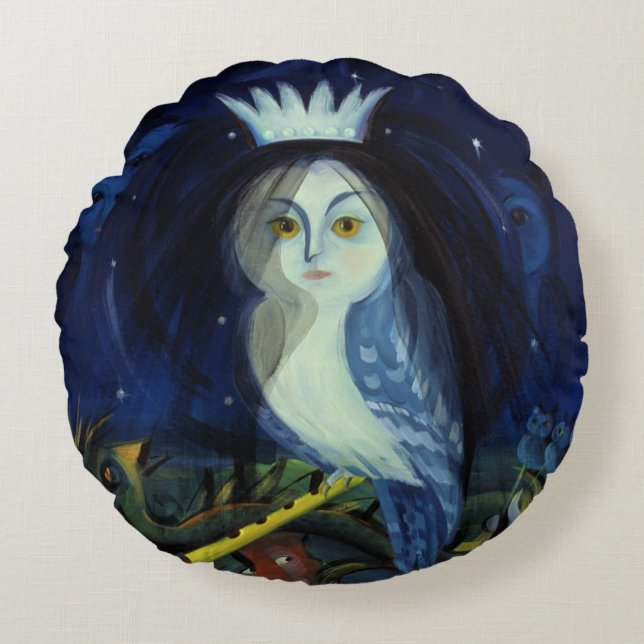 The Magic of the Flute 2002 Round Cushion (Front)