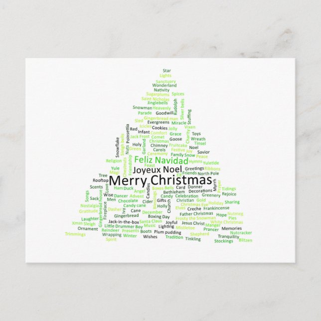 The Magic of the North Pole Holiday Postcard (Front)