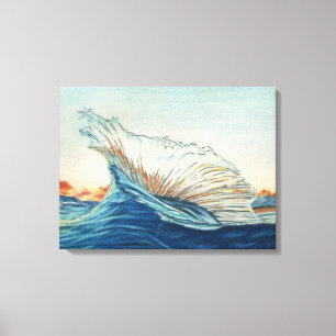 The magic wave canvas print