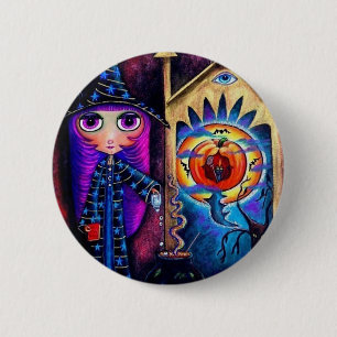 The Magic Window Halloween Button