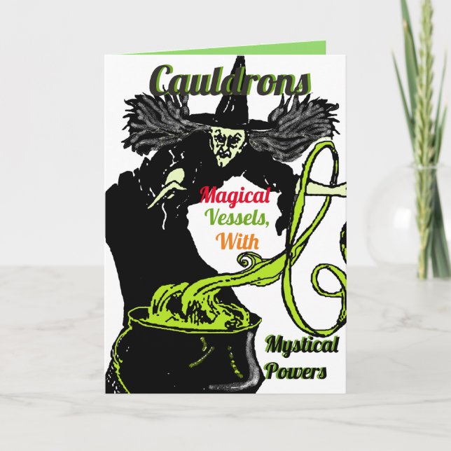The Magical Cauldron Card (Front)