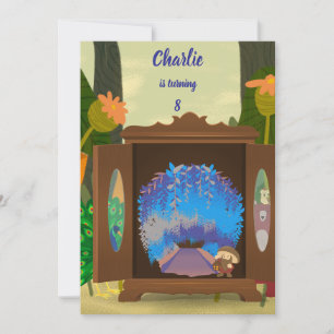 The Magical Closet Forest birthday Invitation