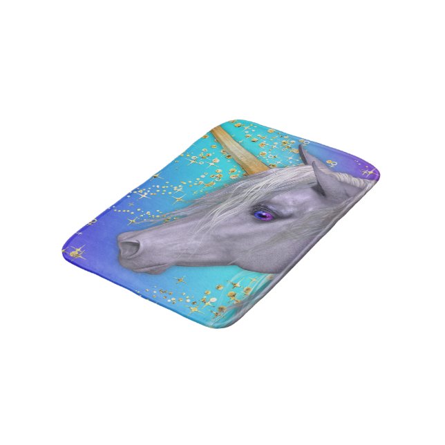 The Magical Unicorn Bath Mat (Angled)