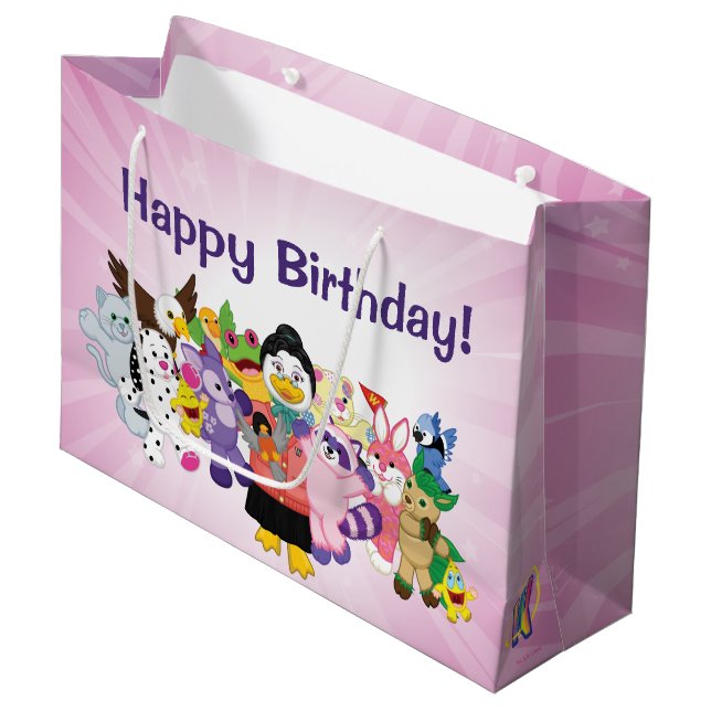 The Magical World of Webkinz Large Gift Bag (Front Angled)