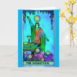 The Magician BLANK Coronavirus Art Tarot Card