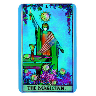 The Magician Coronavirus Tarot Death Card Magnet