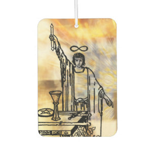 The Magician Tarot Card Car Air Freshener