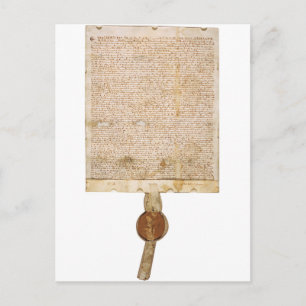 The Magna Carta 1297 Version Postcard