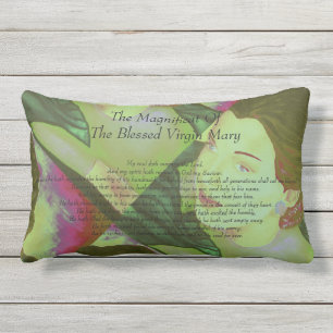 The Magnificat Of The Blessed Virgin Mary Lumbar Cushion