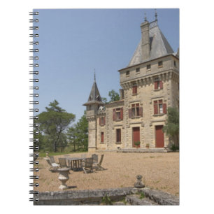 The magnificent Chateau de Pressac and garden Spiral Notebook