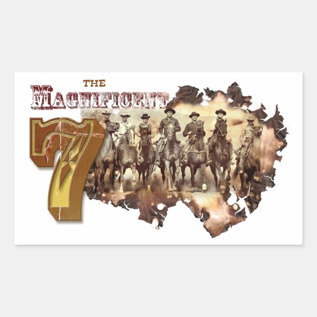 The Magnificent Gang (I) Rectangular Sticker (Front)