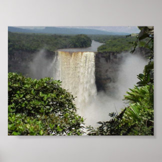 The Magnificent Kaieteur falls Poster