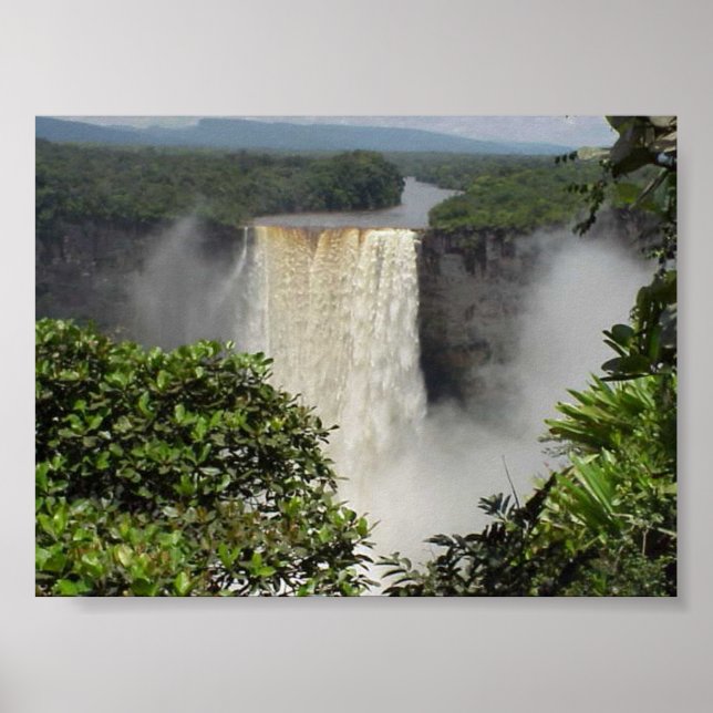 The Magnificent Kaieteur falls Poster (Front)