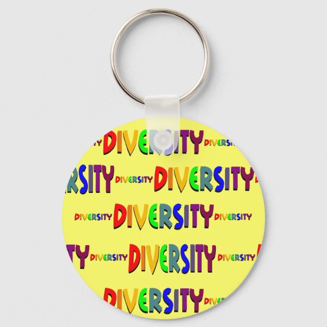 The Magnitude of Diversity Keychain (Front)