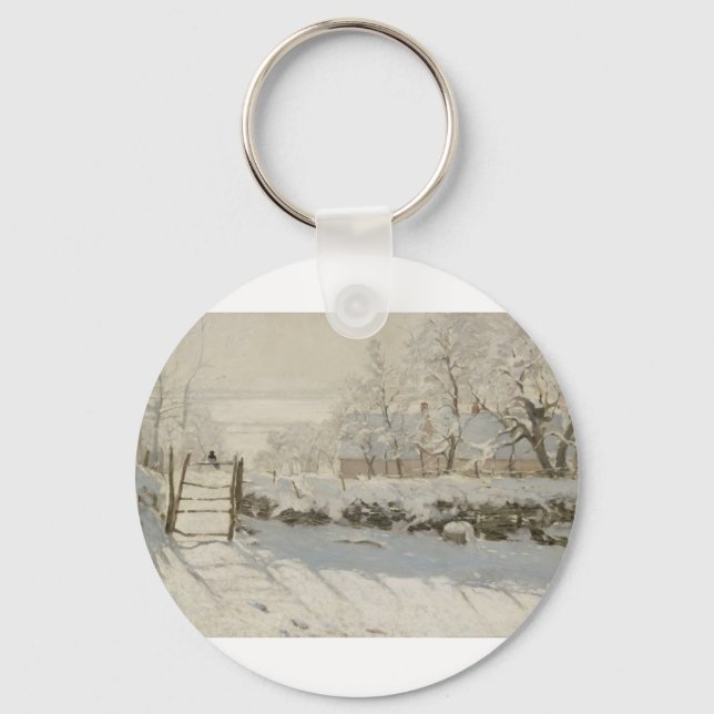 The Magpie (1869) Key Ring (Front)