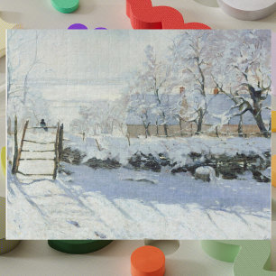 The Magpie by Claude Monet Jigsaw Puzzle