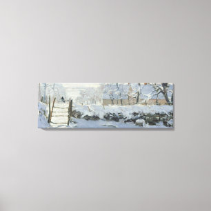 The Magpie - Claude Monet - Die Elster - La Pie Canvas Print