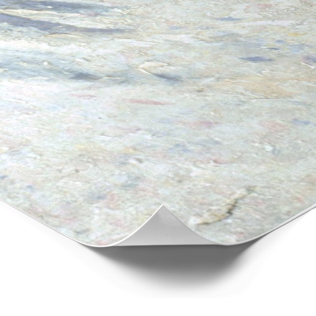 The Magpie - Claude Monet - Die Elster - La Pie Poster (Corner)