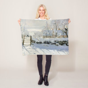 The Magpie, Monet Fleece Blanket