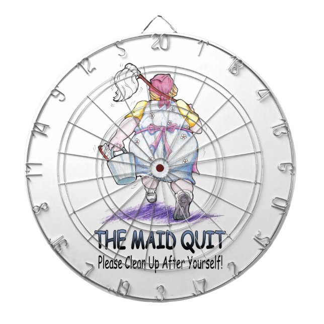 The Maid Quit Dartboard (Front)