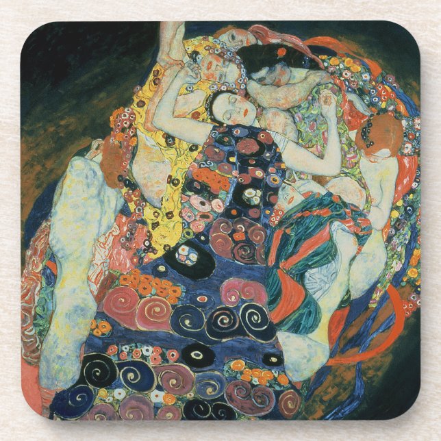 The Maiden, 1913 (oil on canvas) Coaster (Front)