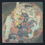 The Maiden, 1913 (oil on canvas) Stone Coaster<br><div class="desc">Image:107472  The Maiden,  1913 (oil on canvas). Klimt,  Gustav (1862-1918). Narodni Galerie,  Prague,  Czech Republic.  Art,  Fine Art.</div>