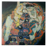 The Maiden, 1913 (oil on canvas) Tile<br><div class="desc">Image:107472  The Maiden,  1913 (oil on canvas). Klimt,  Gustav (1862-1918). Narodni Galerie,  Prague,  Czech Republic.  Art,  Fine Art.</div>