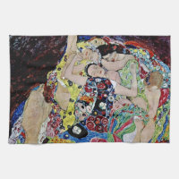 The maiden by Gustav Klimt,art nouveau,art deco,vi
