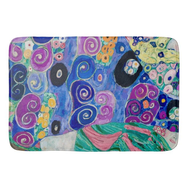  The Maiden by Gustav Klimt Bath Mat (Front)