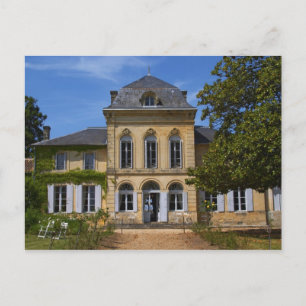 The main chateau building, renovated by postcard
