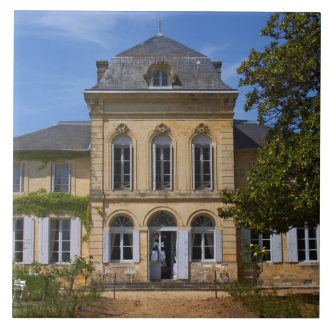 The main chateau building, renovated by tile (Front)
