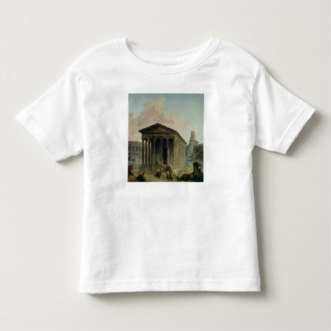 The Maison Carree with the Amphitheatre Toddler T-Shirt (Front)