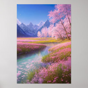 The Majestic Calm of Nature's Delicate Touch Poster