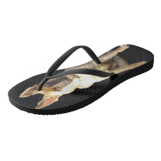 THE MAJESTIC GERMAN SHEPHERD FLIP FLOPS