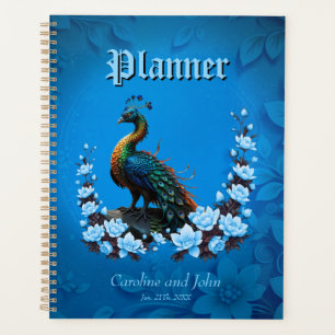 The majestic peacock: A play of colours in nature. Planner
