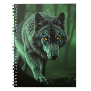 "The Majesty of the Wild: The Alpha in the Forest" Notebook