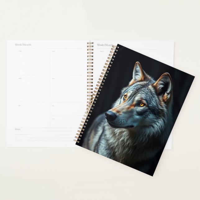 "The Majesty of the Wild: The Alpha in the Forest" Planner (Display)