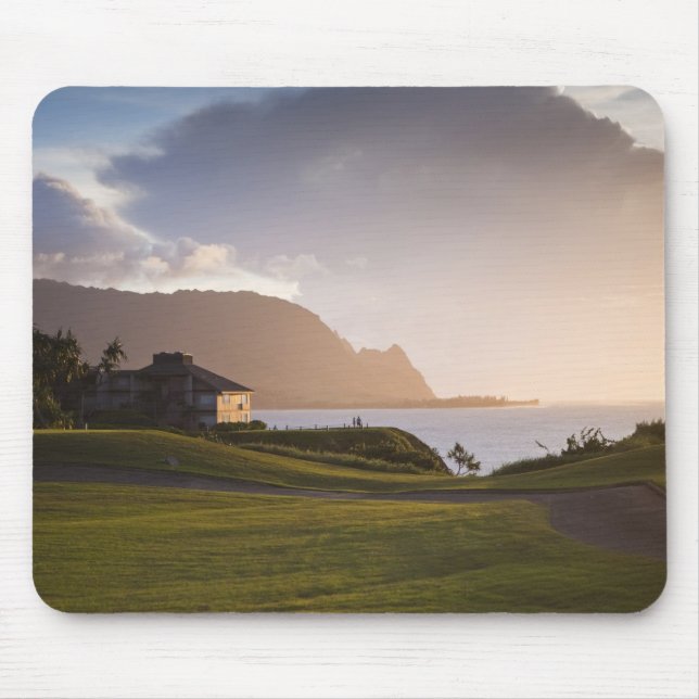 The Makai golf course in Princeville Mouse Pad (Front)