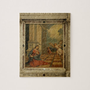 The Malchiostro Annunciation, c.1520 (oil on panel Jigsaw Puzzle