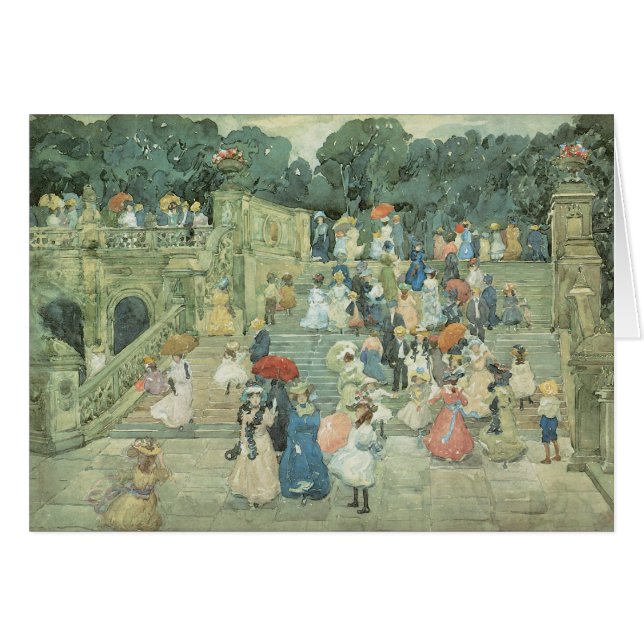The Mall, Central Park by Maurice Prendergast (Front Horizontal)